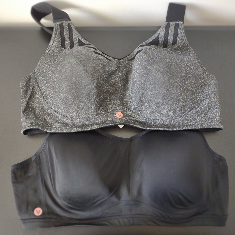 LOT OF 2 LIVI Max Support Wicking Underwire Sports Bras